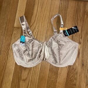 NWT Bali SZ 42DD Minimizer Bra Satin Tracings Underwire DF3562